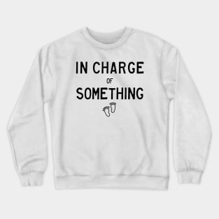 The Office Creed Bratton In Charge of Something Black Crewneck Sweatshirt